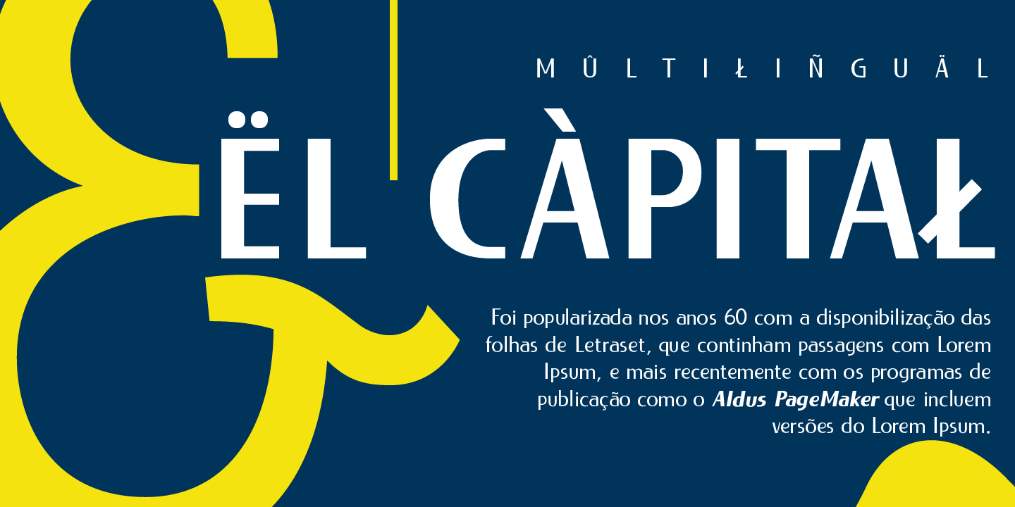 Ejemplo de fuente Lieur Black Italic